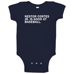 Nestor Cortes Jr. Is Good At Baseball New York Y Baseball Player Fan Baby One Piece