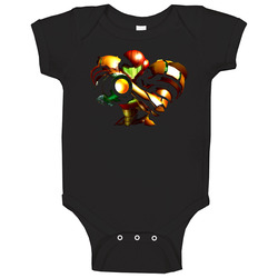 Samus Aran Metroid Prime Video Game Baby One Piece