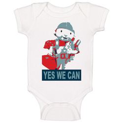 Bob The Builder Yes We Can Funny Baby One Piece Bob The Builder Yes We Can Funny Baby One Piece