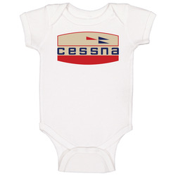 Cessna Logo Retro Baby One Piece
