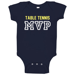 Table Tennis Mvp Sports And Hobbies Athletic Style Baby One Piece