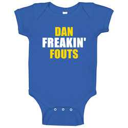 Dan Fouts Freakin Football San Diego Sports California Baby One Piece