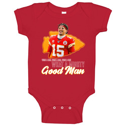 Patrick Mahomes What A Man What A Might Good Man Baby One Piece Patrick Mahomes What A Man What A Might Good Man Baby One Piece