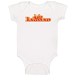 Mr Belvedere Retro 80s Tv Show Logo Fan Baby One Piece Mr Belvedere Retro 80s Tv Show Logo Fan Baby One Piece