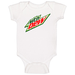 Mountain Dew Cool Popular Food Drink Restaurant Brand Logo Gift Baby One Piece Mountain Dew Cool Popular Food Drink Restaurant Brand Logo Gift Baby One Piece
