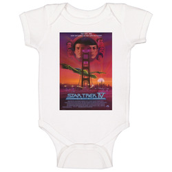 Star Trek 4 The Voyage Home Retro Movie  Fan Baby One Piece