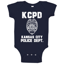Kansas City Police Department Dept Kcpd Officer Inspired Custom City Unisex Baby One Piece
