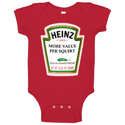 Heinz Ketchup Funny Baby One Piece Heinz Ketchup Funny Baby One Piece
