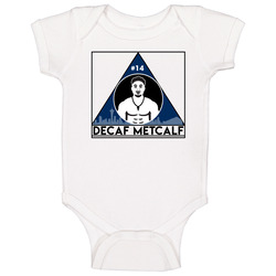 Decaf Metcalf Dk Seattle Football Coffee Brand Logo Mashup Fan Baby One Piece Decaf Metcalf Dk Seattle Football Coffee Brand Logo Mashup Fan Baby One Piece