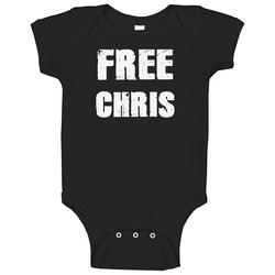 Free Chris Jail Married T Baby One Piece