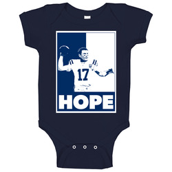 Philip Rivers Indianapolis Football Hope Baby One Piece Philip Rivers Indianapolis Football Hope Baby One Piece