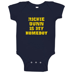 Richie Dunn Is My Homeboy New York Buffalo Hockey Sports Baby One Piece