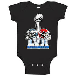 Super Bowl 57 Helmets Baby One Piece Super Bowl 57 Helmets Baby One Piece