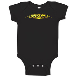 Boston Rock Band Classic Logo Baby One Piece Boston Rock Band Classic Logo Baby One Piece