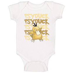 Psyduck Pokemon Video Game Movie Cartoon Character Fan Baby One Piece