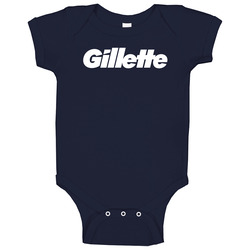 Gillette Safety Razors Personal Care Products Logo Baby One Piece