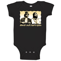 Cheech And Chong Daves Not Here Man Baby One Piece