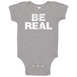 Be Real As Seen On Mike Tyson Worn Look Vintage Unisex Baby One Piece