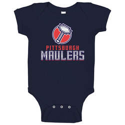 Pittsburgh Maulers Usfl Football Fan Baby One Piece Pittsburgh Maulers Usfl Football Fan Baby One Piece