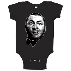 Curly Three Stooges Baby One Piece