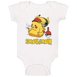 Pikachu Smokemon Weed Smoking Funny Pokemon Parody Baby One Piece Pikachu Smokemon Weed Smoking Funny Pokemon Parody Baby One Piece