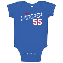 Ryan Lindgren 55 Favorite Player New York R Hockey Fan Baby One Piece