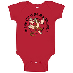 Talladega Nights Spider Monkey Baby One Piece Talladega Nights Spider Monkey Baby One Piece