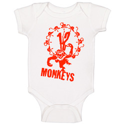 12 Monkeys Army Movie Baby One Piece 12 Monkeys Army Movie Baby One Piece