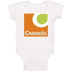 Carrols Restaurant Group Nasdaq Company Logo Employee Fan Baby One Piece Carrols Restaurant Group Nasdaq Company Logo Employee Fan Baby One Piece