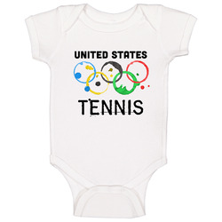 United States Tennis Rio 2016 Summer Olympics Baby One Piece