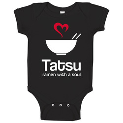 Tatsu Ramen With A Soul Restaurant Los Angeles Baby One Piece Tatsu Ramen With A Soul Restaurant Los Angeles Baby One Piece