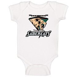 San Jose Saber Cats Arena Football League Team Sports Fan Logo Baby One Piece San Jose Saber Cats Arena Football League Team Sports Fan Logo Baby One Piece