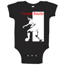 Cristiano Ronaldo Real Madrid Soccer Baby One Piece Cristiano Ronaldo Real Madrid Soccer Baby One Piece