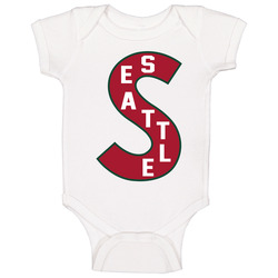Seattle Metropolitans Pacific Coast Hockey Association Vintage Team Logo Baby One Piece
