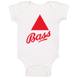 Bass Beer Brewery Logo Cool Alcohol Baby One Piece