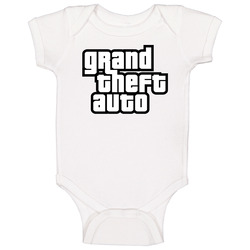 Grand Theft Auto Video Game Baby One Piece