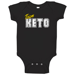 Team Keto Pride Family Name Parody Cool Baby One Piece