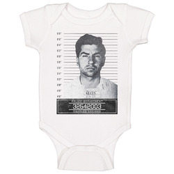 Charles Luciano Mafia Mugshot Police Department Baby One Piece