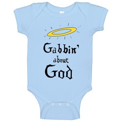 Gabbin About God As Seen The Simpsons Baby One Piece Gabbin About God As Seen The Simpsons Baby One Piece
