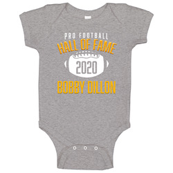 Bobby Dillon Hall Of Fame Class 2020 Baby One Piece Bobby Dillon Hall Of Fame Class 2020 Baby One Piece