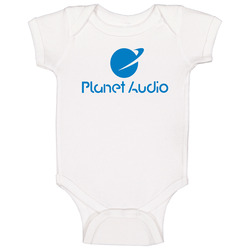 Planet Audio Sound Car Audio Sub Woofer Logo Baby One Piece Planet Audio Sound Car Audio Sub Woofer Logo Baby One Piece