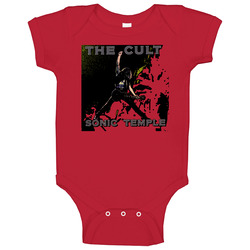 The Cult Sonic Temple Album Cover Music Baby One Piece The Cult Sonic Temple Album Cover Music Baby One Piece