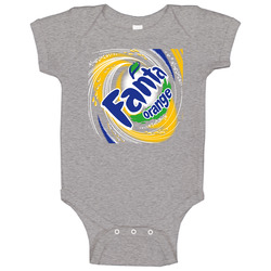 Fanta Orange Soda Pop Crush Junk Food Baby One Piece Fanta Orange Soda Pop Crush Junk Food Baby One Piece