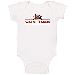 Wayne Farms Inc Nasdaq Company Logo Employee Fan Baby One Piece