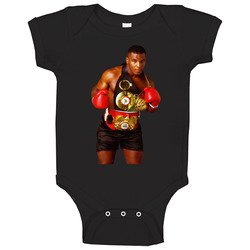 Mike Tyson Cool Retto Boxing Fighter Fan Baby One Piece Mike Tyson Cool Retto Boxing Fighter Fan Baby One Piece
