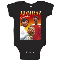 Carlos Alcaraz 90s Style Baby One Piece Carlos Alcaraz 90s Style Baby One Piece