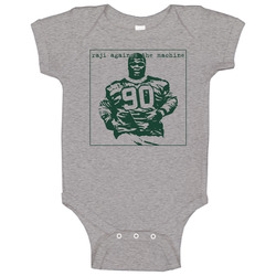 Bj Raji Against The Machine Green Bay Baby One Piece Bj Raji Against The Machine Green Bay Baby One Piece