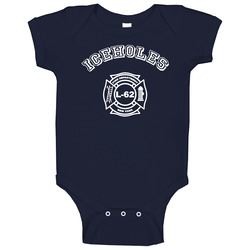 Ice Holes Hockey Team Rescue Me Tv Show Baby One Piece