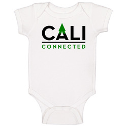 Cali Connected Cannabis Weed Company Logo Baby One Piece