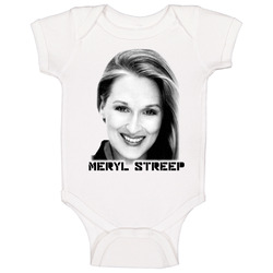 Meryl Streep Movie Star Baby One Piece Meryl Streep Movie Star Baby One Piece